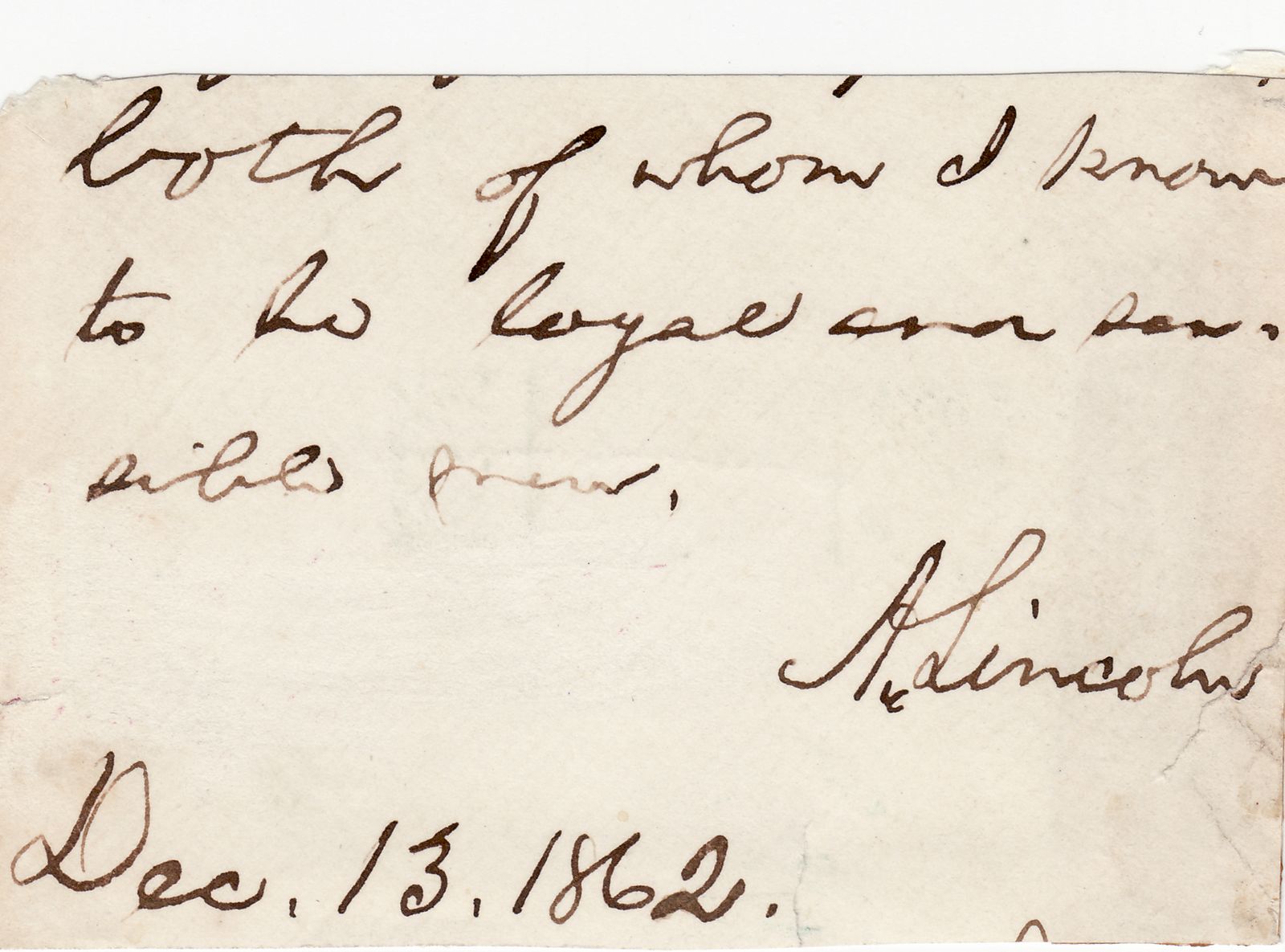 Lincoln Directs His “Loyal and Sensible” Jewish Friend, Abraham Jonas to Review a Case of Disloyalty