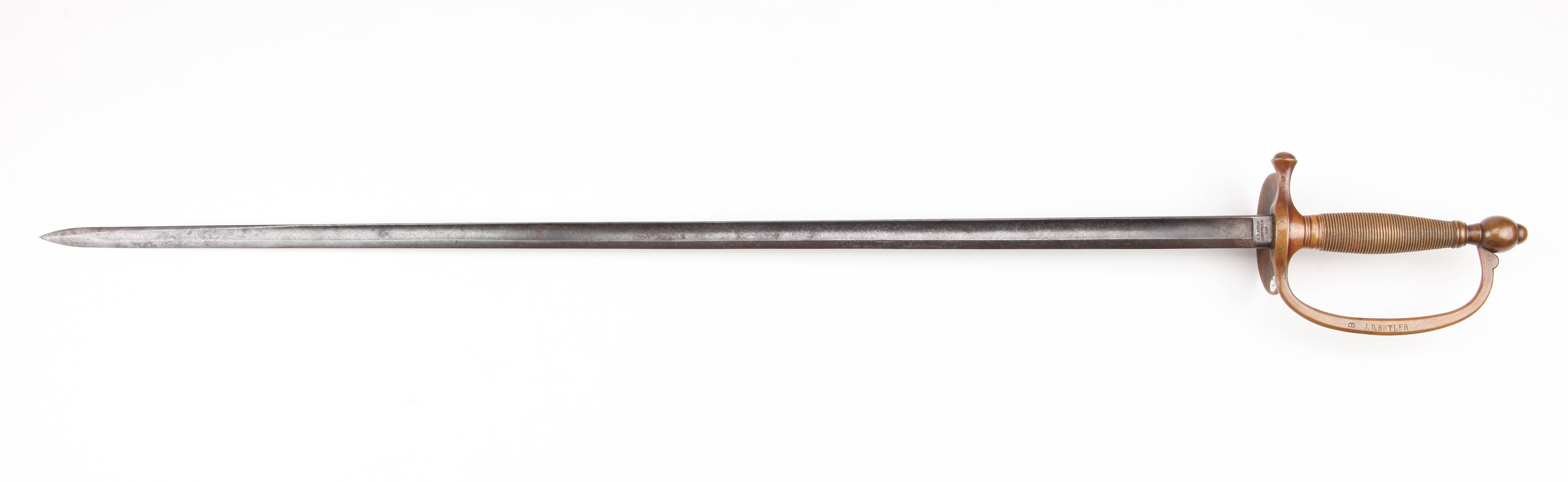 James Butler's Sword, Recovered a Great Distance From the Little Bighorn Battlefield: An Exceedingly Rare Relic
