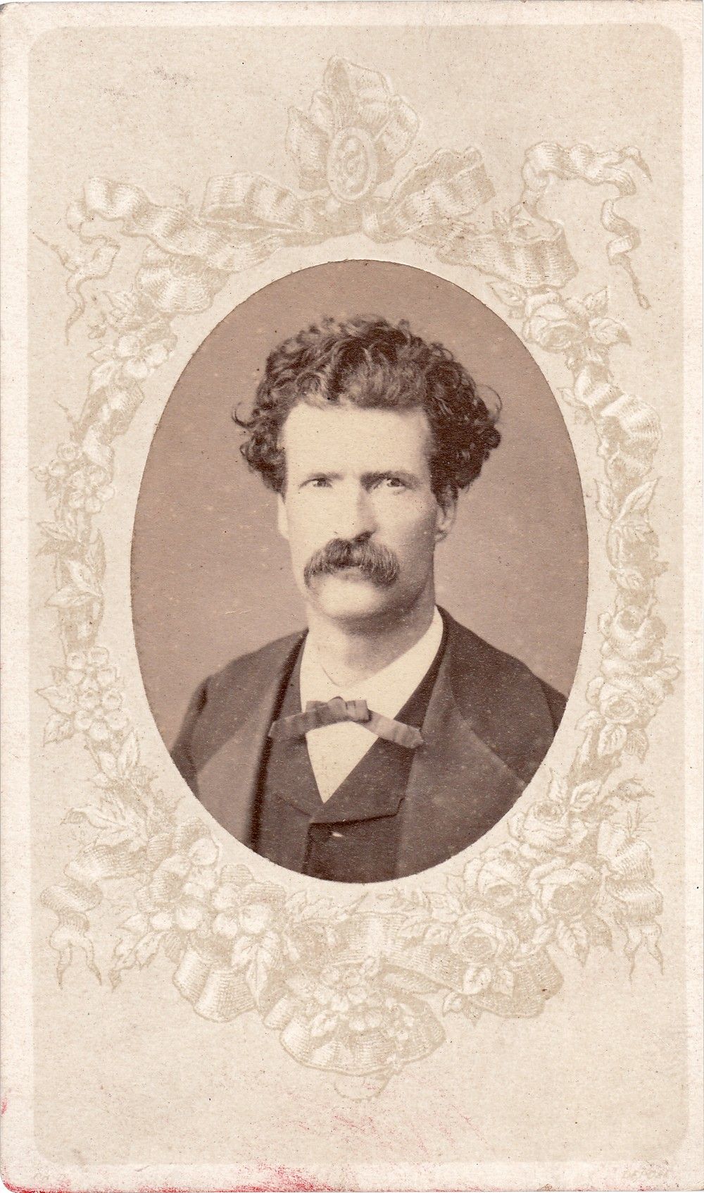 Mark Twain Signed Photo by Abdullah Frères in Constantinople