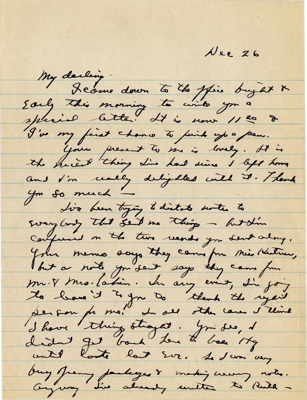 Homesick General Eisenhower Writes of a WWII Visit to Jerusalem and Levant at Christmas