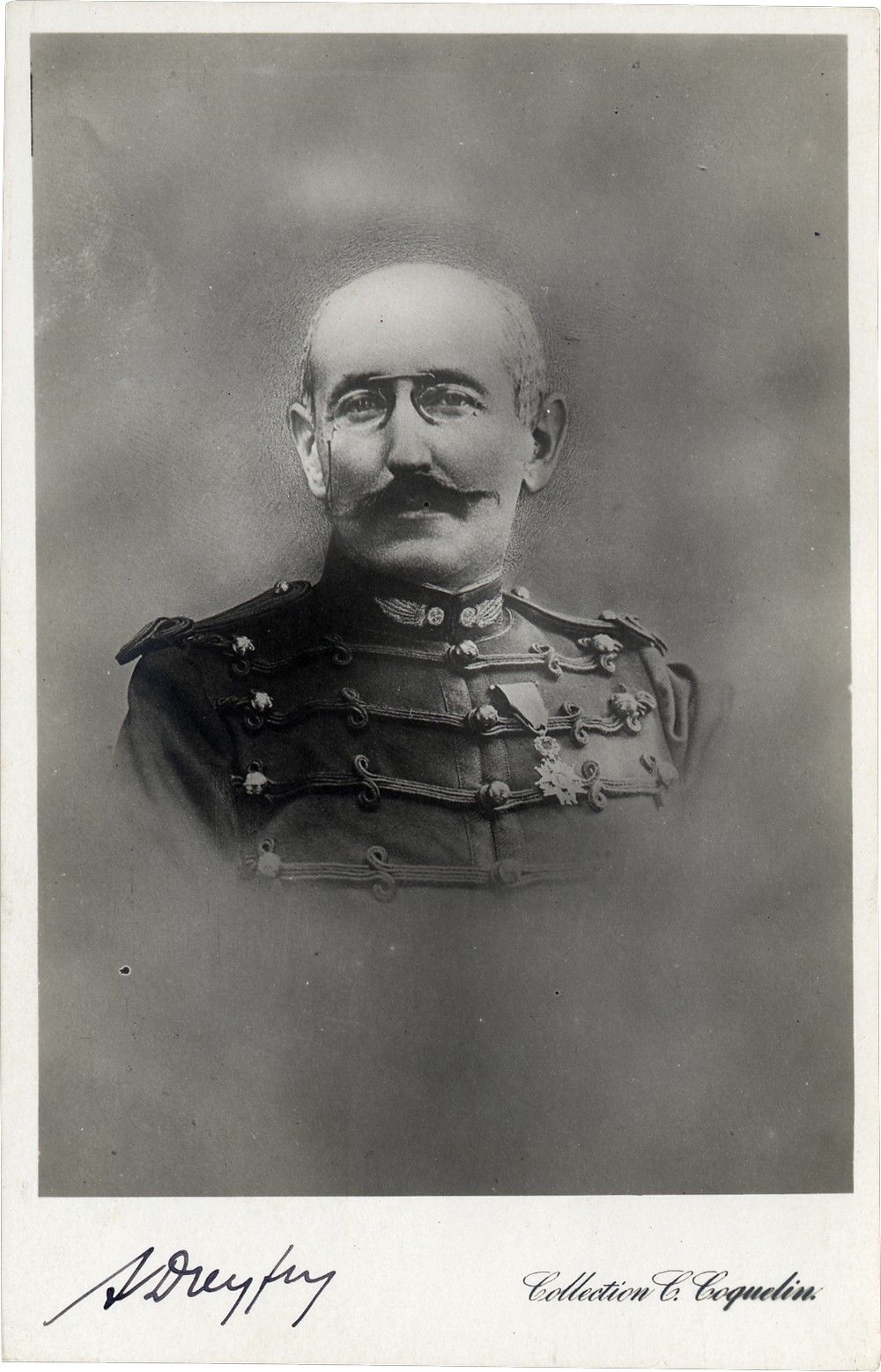 A Rare Signed Photograph of Captain Alfred Dreyfus