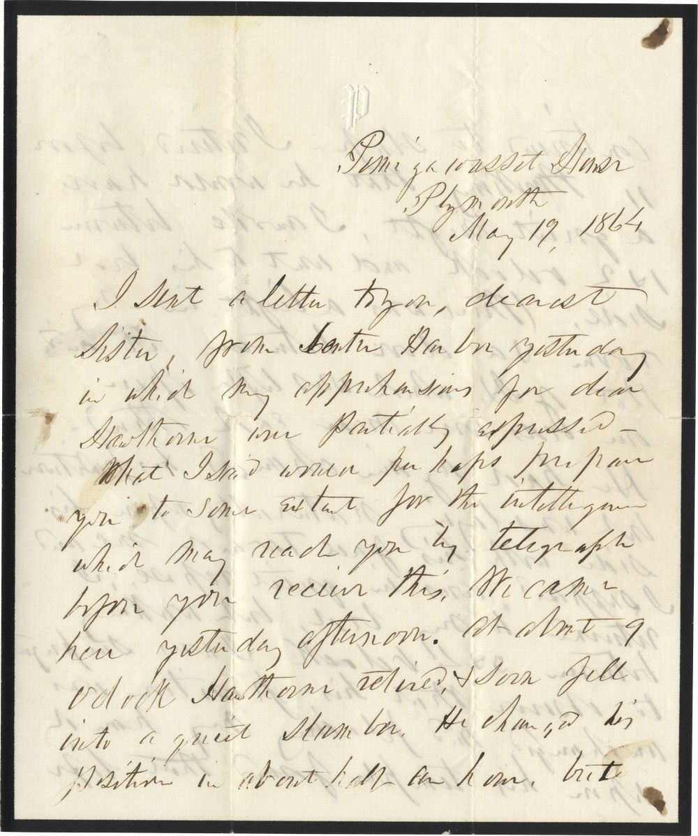 Franklin Pierce Describes Nathaniel Hawthorne's Last Night Alive on Their Trip to New England