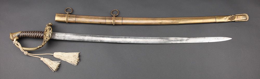 Alexander Hart's Civil War Sword and Scabbard, Presented Upon His Promotion to Captain