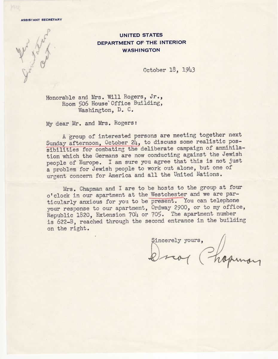 FDR, Nazis and the United Jewish Appeal, 1944