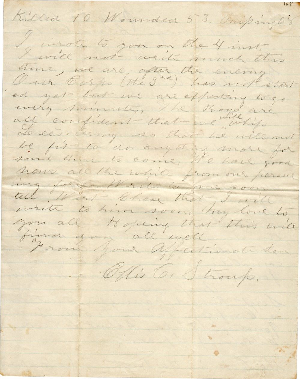 Civil War Soldier Writes From Gettysburg Battlefield In 1863: We Will 