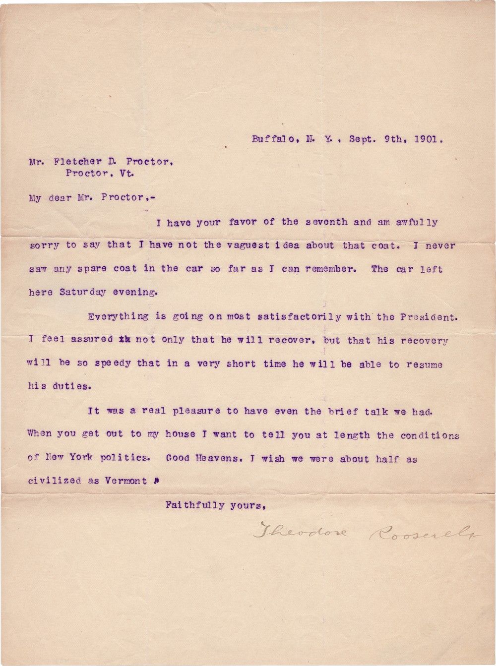 James Garfield on Assassination in Foreboding Letter -or- James ...