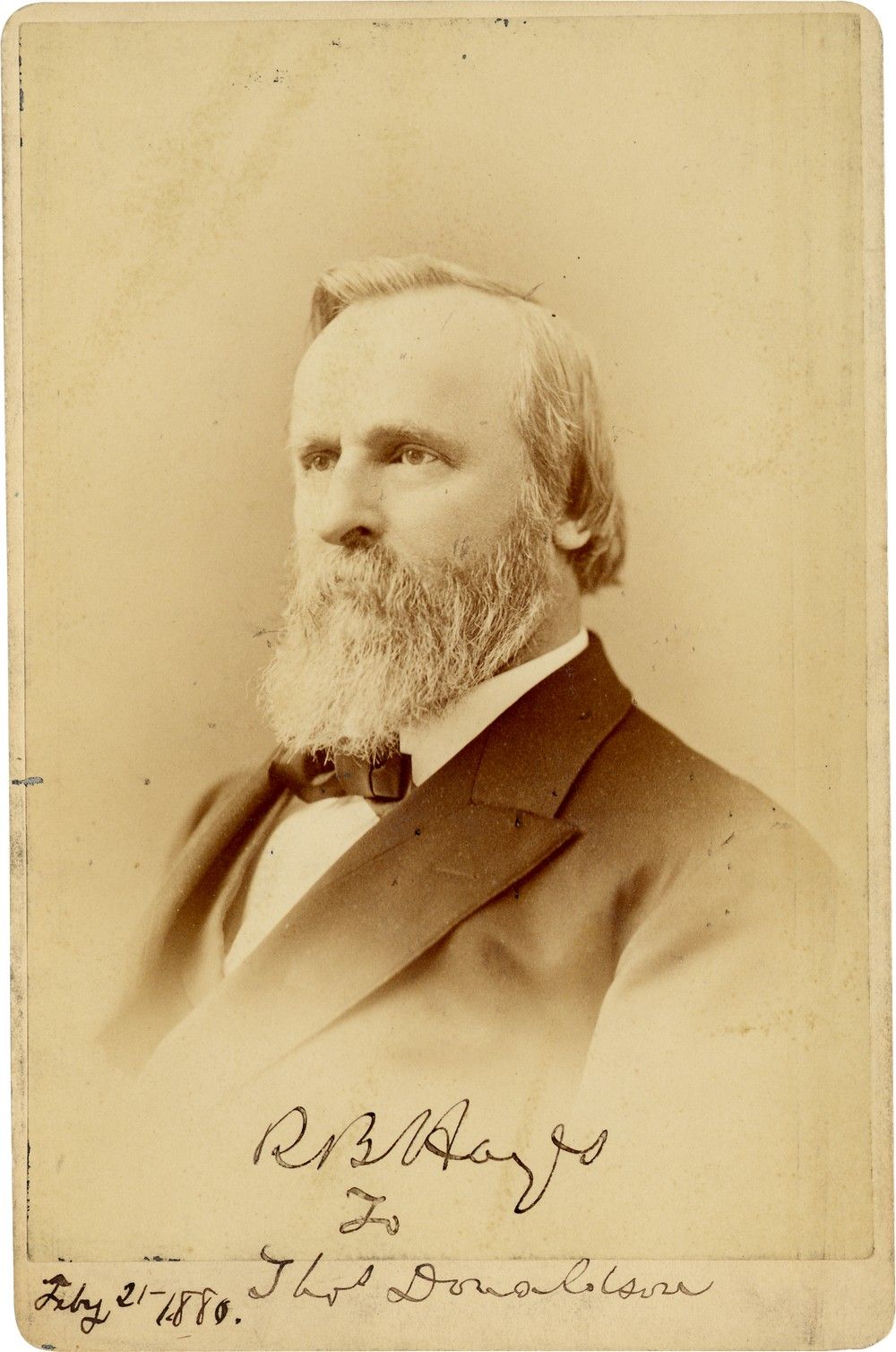 Rutherford B. Hayes Signed Photograph | Shapell Manuscript Foundation