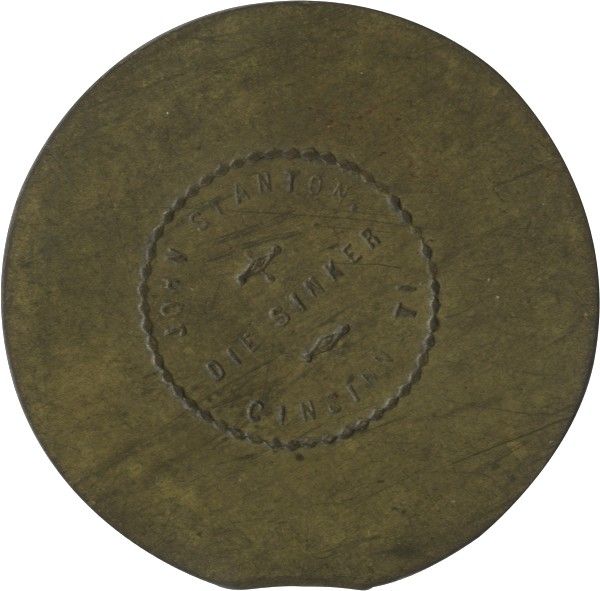 Civil War Sutler Coin of Jewish Sutler, Aquaintance of Abraham Lincoln