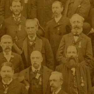 Original Photo of Civil War Medal-of-Honor Winners Including Four Jewish Recipients