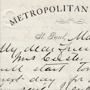 On His Way West, Custer Invites His Friends to Come Watch the War: 