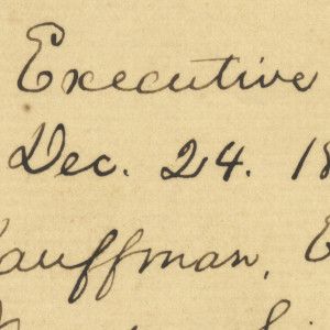 Abraham Lincoln Sends His Autograph as a Favor to His Jewish Friend Sigismund Kaufmann