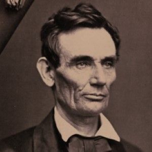 Roderick Cole's 1858 Beardless Photo of Abraham Lincoln--Signed 