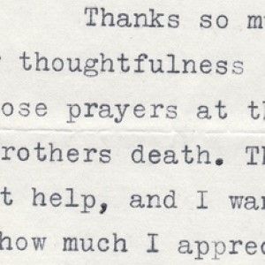 Early John F. Kennedy Letter About the Death of His Brother Joe, Which Would Propel Him Into Politics