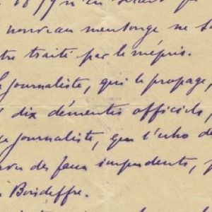 Alfred Dreyfus Reviews Case Against Him, Proclaims His Innocence, and Demands Another Trial