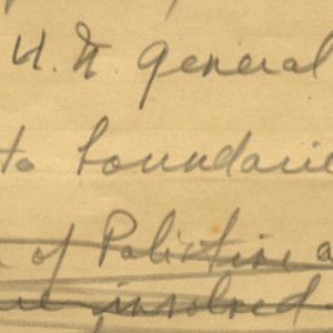 Harry Truman Manuscript on the “Settlement of the Palestine Question”