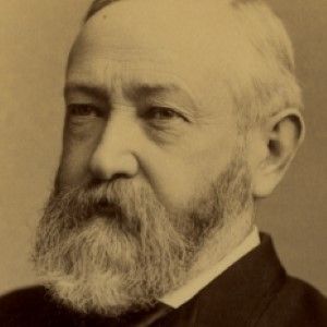 A Scarce Signed Photograph of Benjamin Harrison as President