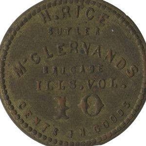 Ten-Cent Henry Rice Sutler Coin