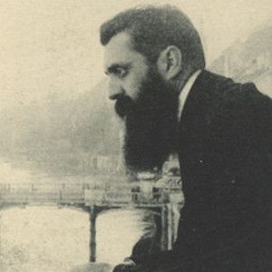 Theodor Herzl Signed Photograph, Taken in Basel, Switzerland