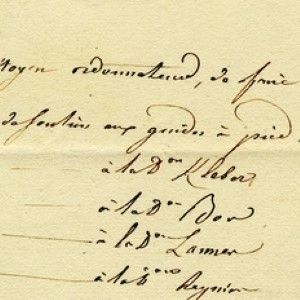 Napoleonic Script Napoleon Bonaparte: Napoleon's Letters & Documents | Shapell Manuscript ...